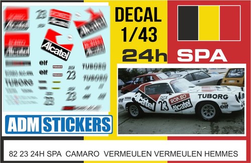 Decal 24h spa - 82,