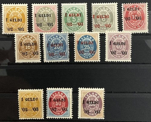 Islanda 1902 set - islanda, 23-39