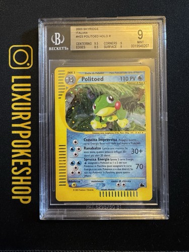 Carta card pokemon politoed - carta,