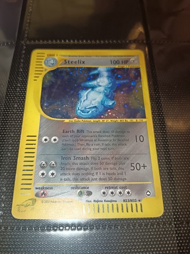 Carta pokémon steelix holo - carta,